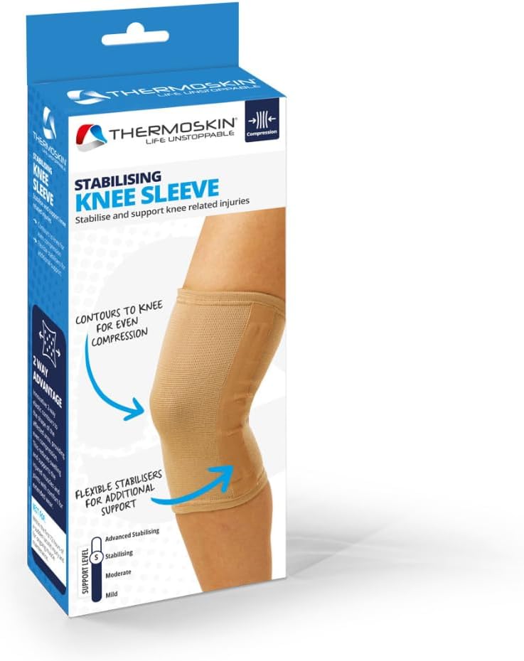 Thermoskin Elastic Knee Stabiliser Support - Small (30-34cm) for Knee Injury Relief - Image 2